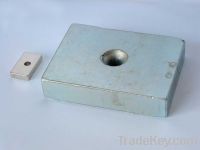 Sell Strong Block Neodymium Magnet with hole for Motor