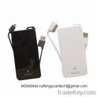 Sell 3800mA Emergency Mobile Power Pack with Data Cable