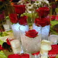 Sell crystal soil with various colors for wedding decoration