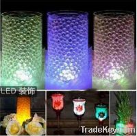 Sell Colorful Water beads for LED light decoration