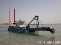 Sell sand pumping dredger