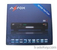 Sell original azfox z2s hd decoder with two tuners work with nagra3