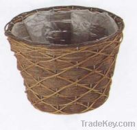 Sell rattan flowerpot, rattant planters, rattan craft, rattan weaving