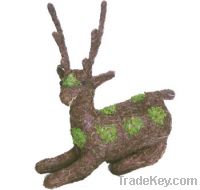 Sell christmas deer, rattan deer, rattan animal, rattan christmas animal