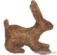 Sell easter rabbit, rattan rabbit, rattan animal, easter gift&craft