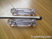 Sell transparent slotted acetate handle screwdriver