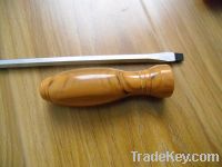 Sell lmitation wood slotted acetate handle screwdrivers