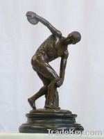 Sell brass sculpture figure (discobolus)