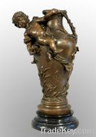 Sell bronze vase sculpture