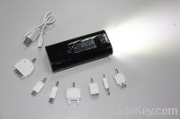 2012 leading mobile charger with strong torch