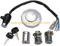 Motorcycle spare parts ignition switch and lock set Honda JH70/CD70