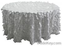 circle taffeta table cloth