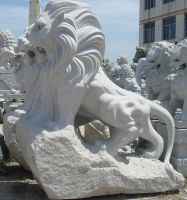 Large Size Natural Stone Granite Marble Lion From Yasta Stone