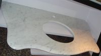 White Marble Vanity Top, Carrera White Vanity Tops From Yasta Stone