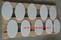 White Marble Plate, Natural Stone Food Plate, Granite Plate(Yasta Stone)