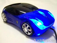 Sell fashionable blue car shaped optical mouse