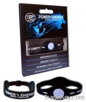 Sell 2012 Promotional silicone energy bracelets, hot seller pulsera de