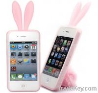 Sell Fashion silicone rabbit phone case for iPhone