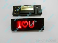 Sell LED badge, LED display, LED mini board, LED name card, B729TSR