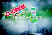 Fruit Juice With Basil Seed - White Grape Drink