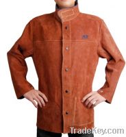 Sell Coffee Leather Welding Jacket AP-7130
