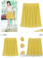 wholesale Fashion Candy Colors Drape Short Skirt