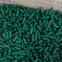bulk 0 size green color capsules OEM of man health capsules  or woman capsules