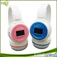 Sell Stereo micro SD/TF card player headphones with FM radio