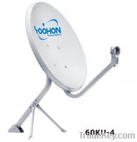 Sell 60cm Offset Satellite Dish Antenna with 500 hours Salt Spray