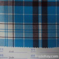 Sell  cotton woven shirt fabric , yarn dyed fabric, cotton poplin