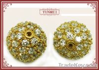 Sell jewelry beads brass round ball wholesale beads