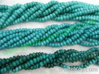 Sell Turquoise Roundel Beads SemI-precious stone roundel beads