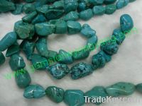 Sell Natural Turquoise Freeform Shape Beads