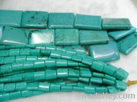 Sell Natural Turquosie Square Loose Beads