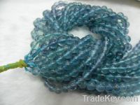 Sell Blue and Green Fluorite Round Beads Various size available