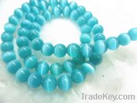 Sell Cat Eye Round Loose Round Beads Semi-precious stone round beads
