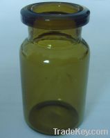 Sell 7ml amber crimp or screw tubular vials for medical use