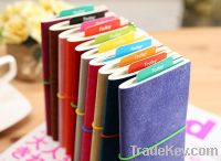 Sell leather cover with 2012 calendar notebook dairy book notepad memo