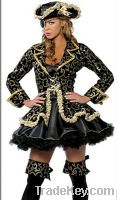 Sell fancy pirate costume dress, leather coat
