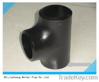 Sell Butt Welding Carbon Steel Pipe Tee / Pipe Fitting