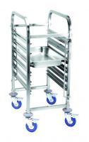 Sell Detachable Stainless Steel Tray Trolley(Round Tube) SF-A1049