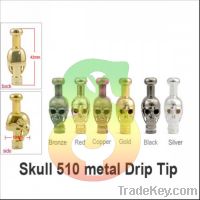 Sell skull drip tip 510/ego ecigarette