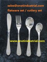 4pcs stainless steel kid flatware with gift box packing