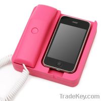 handset with iphone docking