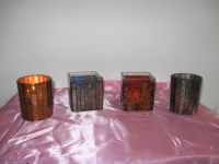 Sell glass candle holders with mosaic