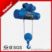 CE approved electric wire rope hoist 1t