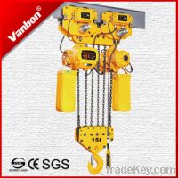 Sell ISO9001 approved KITO type Electric Chain Hoist 15t