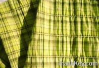 Sell Cotton Yarn Dyed Crepe shirt fabric
