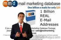 1 billion real e-mails, e-mail marketing software and e-books for $25