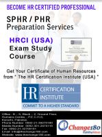 Sell SPHR Certification Preparation Services Pakistan